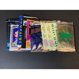 90s Sealed Trading Card Pack Lot Mixed Cards Power Rangers Cards